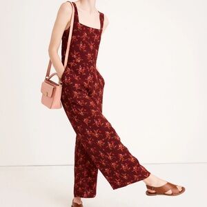 Madewell Floral Jumpsuit